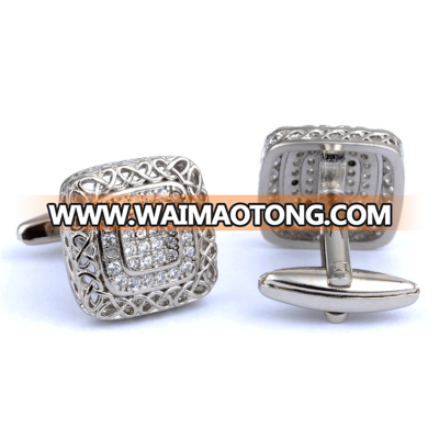 Wholesale metal silver jewelry cuff links