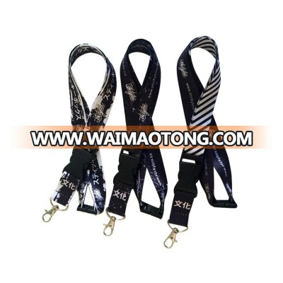 Promotion factory printed polyester medals ribbons