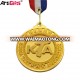 Factory direct sale cheap custom plate golden new medal and trophy