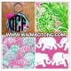 Wholesale Fashionable Lily Keychains